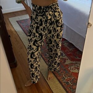 Zara Black and Cream pants